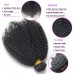 Afro Kinky Nappy Hair Bundles, One Bundle Natural Color Vrigin Human Hair Hair Weave